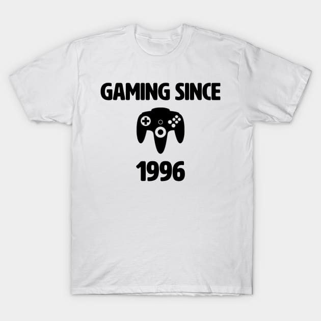 Gaming Since 1996 T-Shirt by InTrendSick
